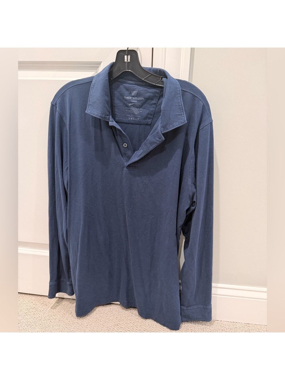 Mack Weldon Classic Blue Polo